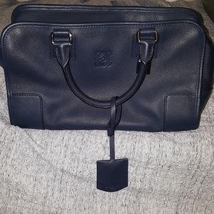 Loewe Navy Blue Amizona Bag